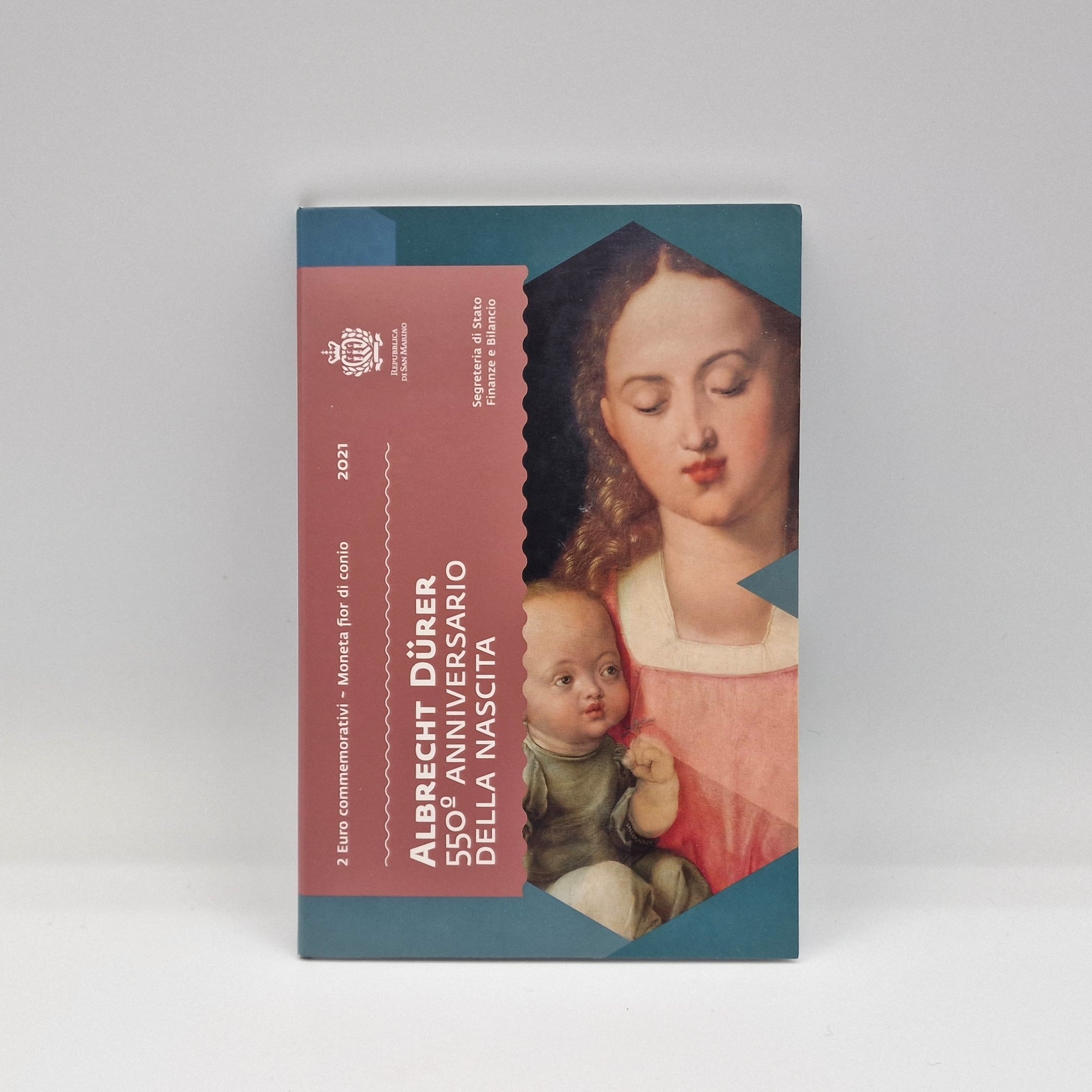 2021 "Albrecht Durer" - 2€ San Marino Coincard